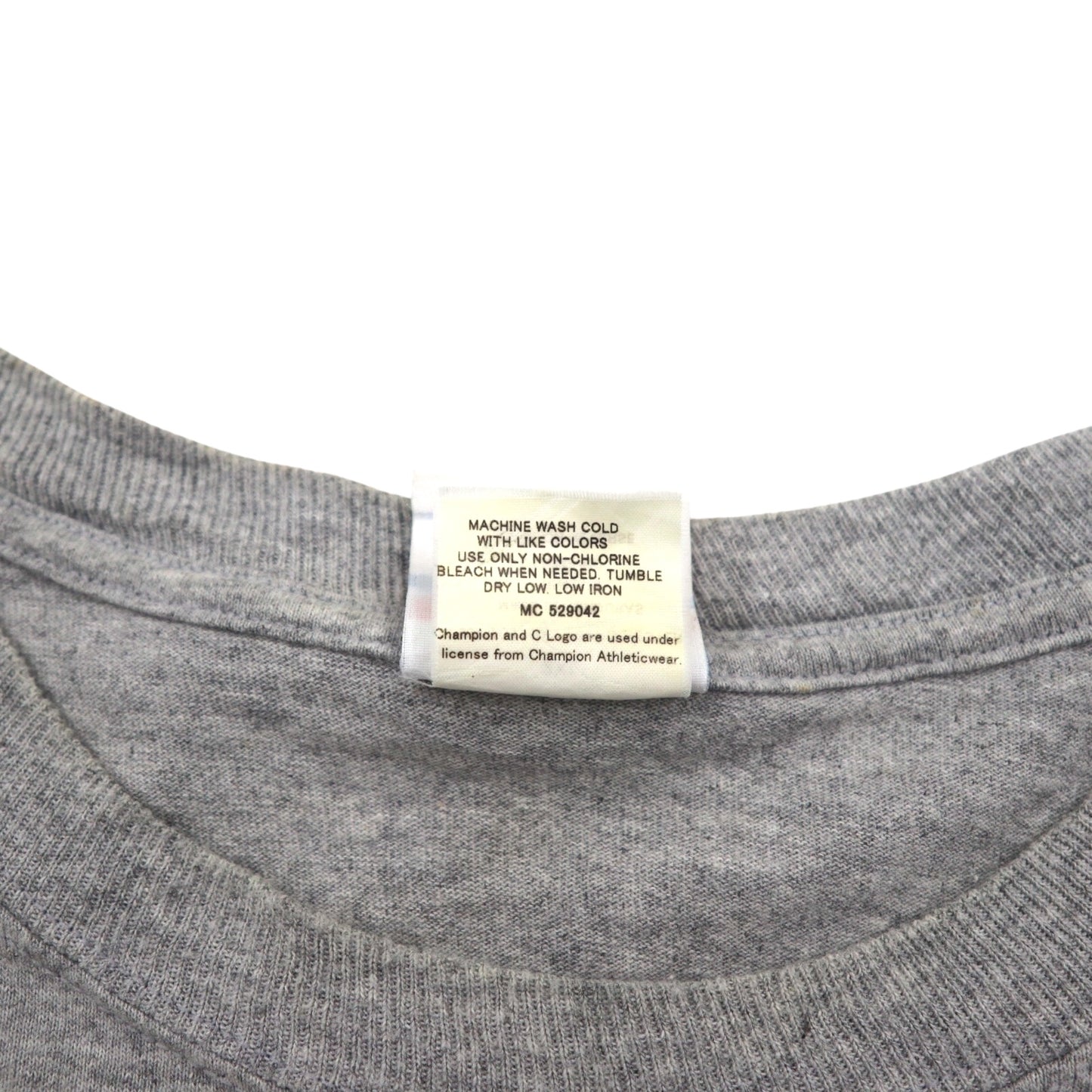 Champion 00年代 カレッジ プリント Tシャツ 2XL グレー SEU アーチロゴ ビッグサイズ ホンジュラス製