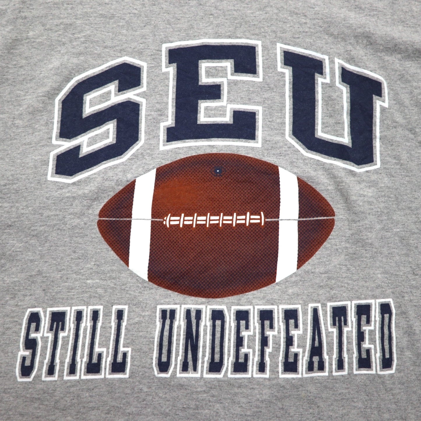 Champion 00年代 カレッジ プリント Tシャツ 2XL グレー SEU アーチロゴ ビッグサイズ ホンジュラス製