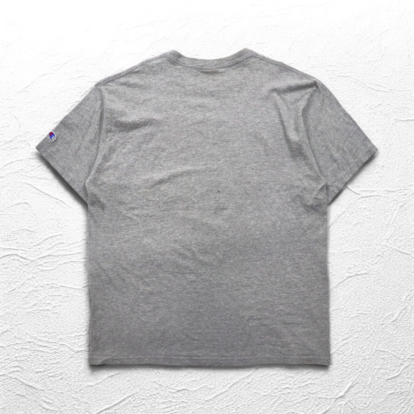 Champion 00年代 カレッジ プリント Tシャツ 2XL グレー SEU アーチロゴ ビッグサイズ ホンジュラス製