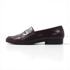 Salvatore Ferragamo Horsebit Loafers, Size 27.5cm, Leather Moccasins, 4505 220, Made in Italy