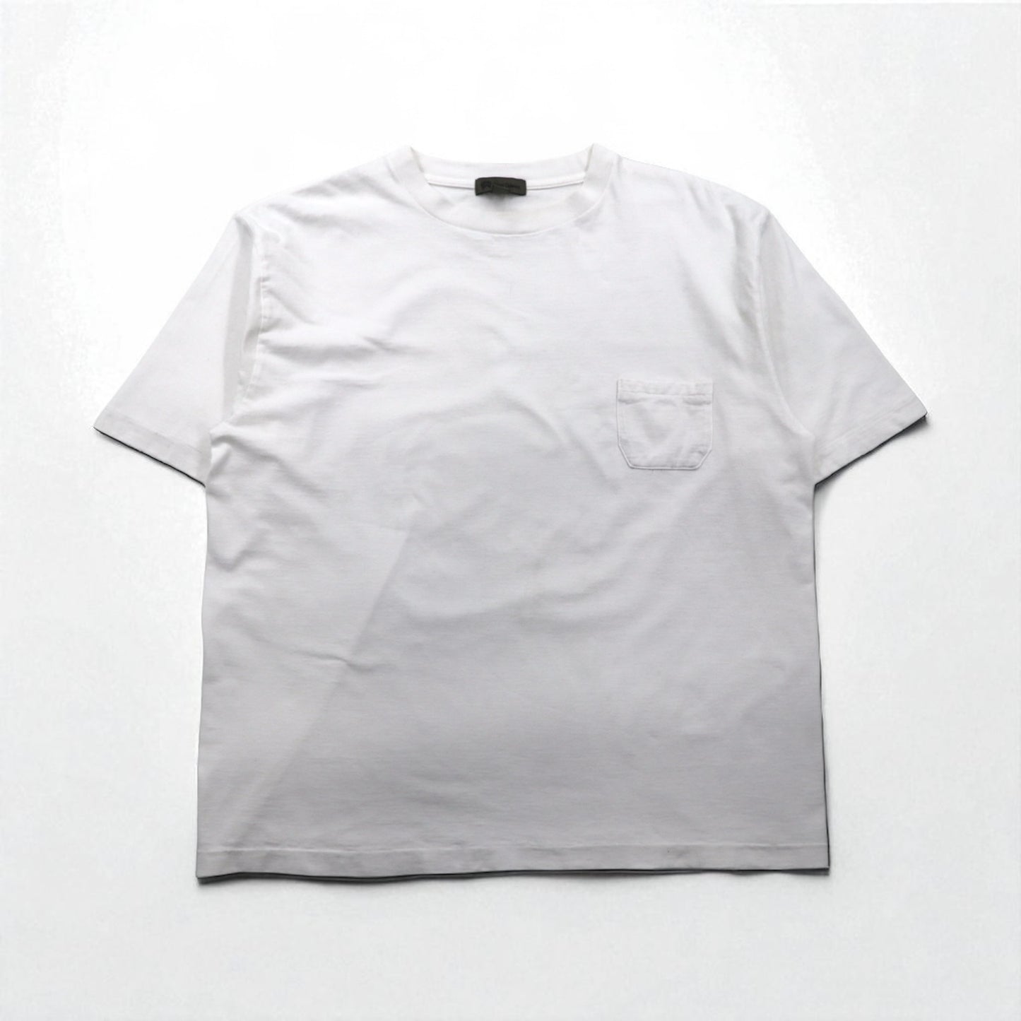 Nigel Cabourn 7.8oz Pocket T-Shirt, XL, White Cotton