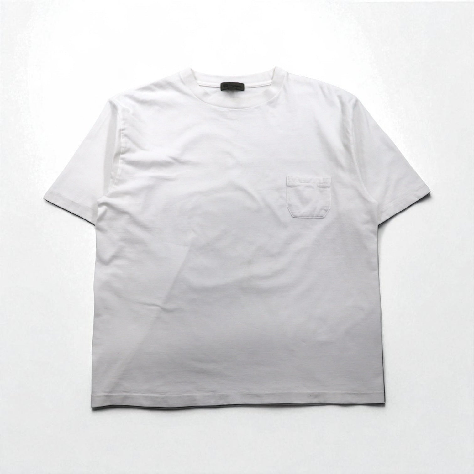 Nigel Cabourn 7.8oz Pocket T-Shirt, XL, White Cotton