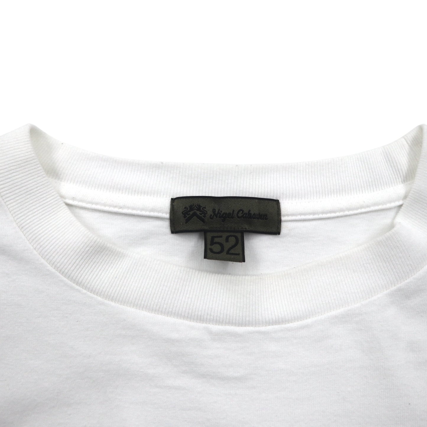 Nigel Cabourn 7.8oz Pocket T-Shirt, XL, White Cotton