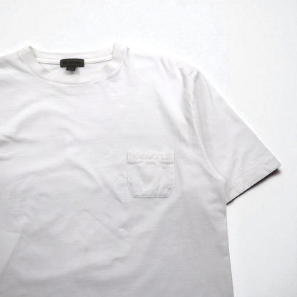 Nigel Cabourn 7.8oz Pocket T-Shirt, XL, White Cotton