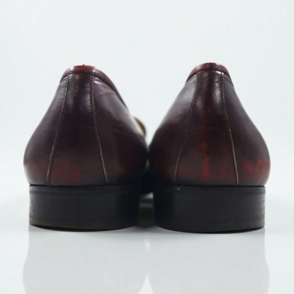 Salvatore Ferragamo Horsebit Loafers, Size 27.5cm, Leather Moccasins, 4505 220, Made in Italy