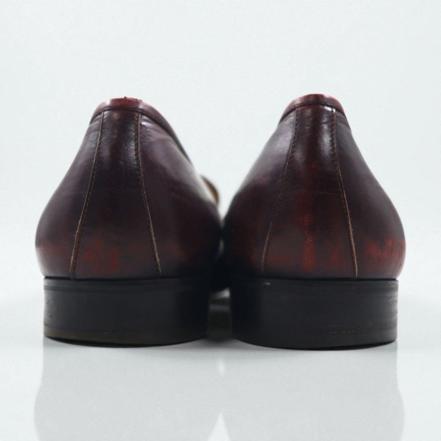 Salvatore Ferragamo Horsebit Loafers, Size 27.5cm, Leather Moccasins, 4505 220, Made in Italy