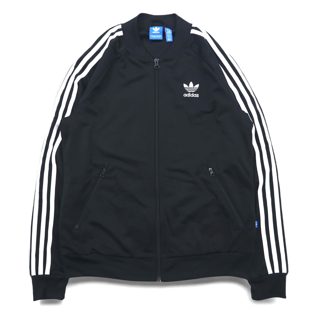 adidas originals Superstar track jacket jersey ATP style 2XOT black trefoil logo 3 stripes BK5931