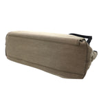 GUCCI 2WAY canvas tote bag shoulder bag beige leather switching 106301 1705