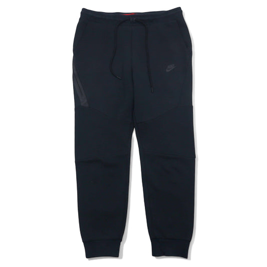 日本然リトテ-古着オンライン-NIKE テックフリース TECH FLEECE JOGGER PANTS ジョガーパンツ スウェットパンツ XL ブラック コットン 805163-010-NIKE TECH FLEECE JOGGER PANTS Jogger Pants Sweatpants XL Black Cotton 805163-010