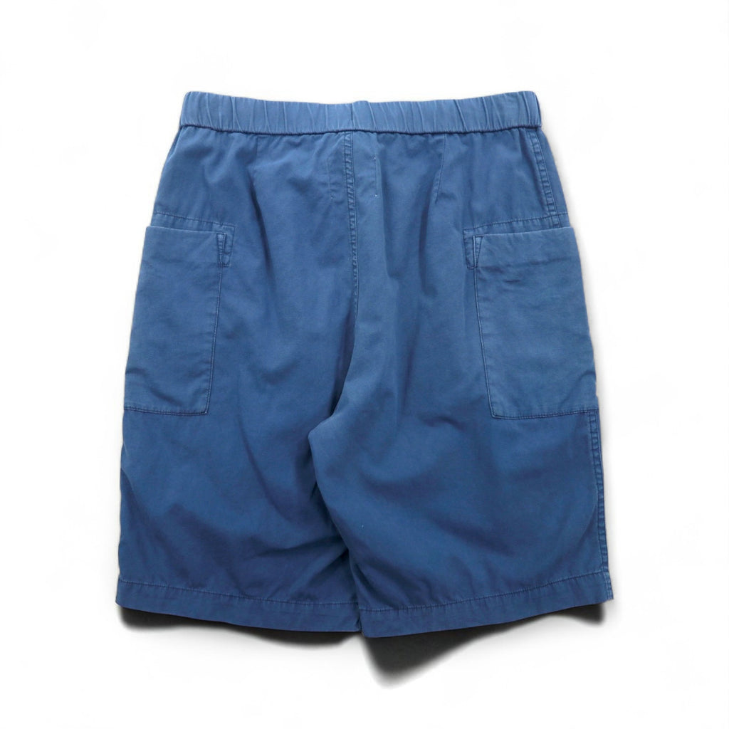 Snow Peak Natural Dyed Recycled Cotton Shorts, Size M, Navy, Recycled Cotton, PA-23SU105