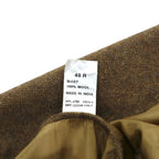 NAUTICA Indian Tweed 2B Tailored Jacket Blazer L Beige Wool