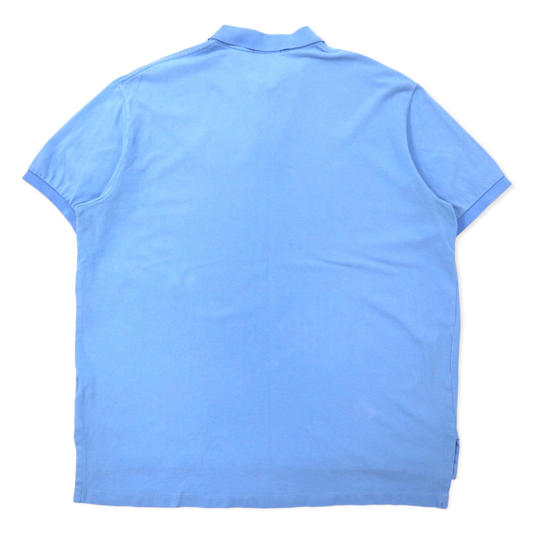 POLO RALPH LAUREN Polo shirt XXL Blue Cotton Pique Small pony embroidery Big size Made in Sri Lanka