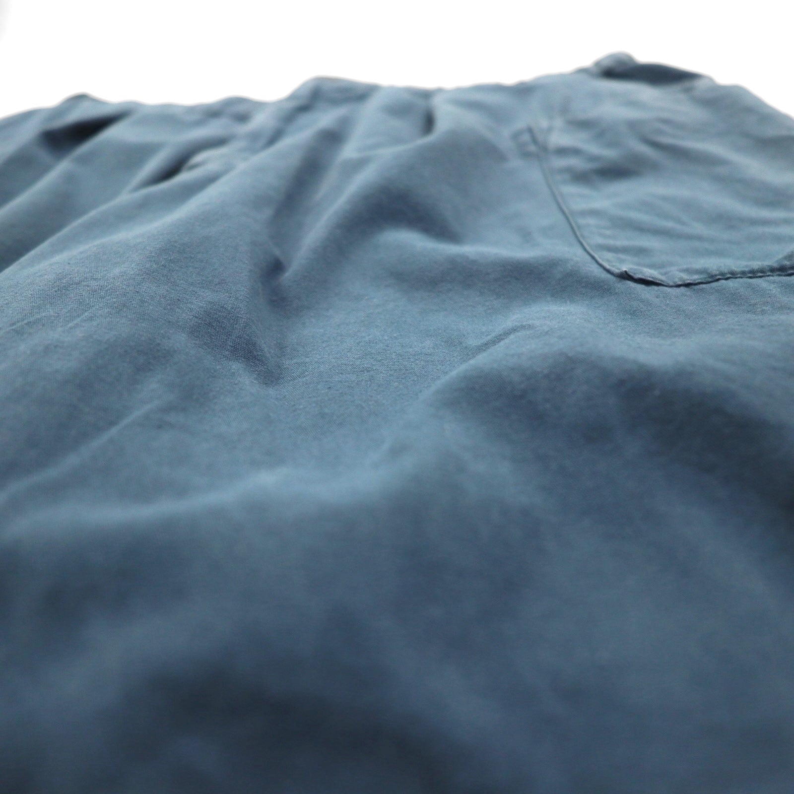 Snow Peak Natural Dyed Recycled Cotton Shorts, Size M, Navy, Recycled Cotton, PA-23SU105