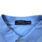 POLO RALPH LAUREN Polo shirt XXL Blue Cotton Pique Small pony embroidery Big size Made in Sri Lanka