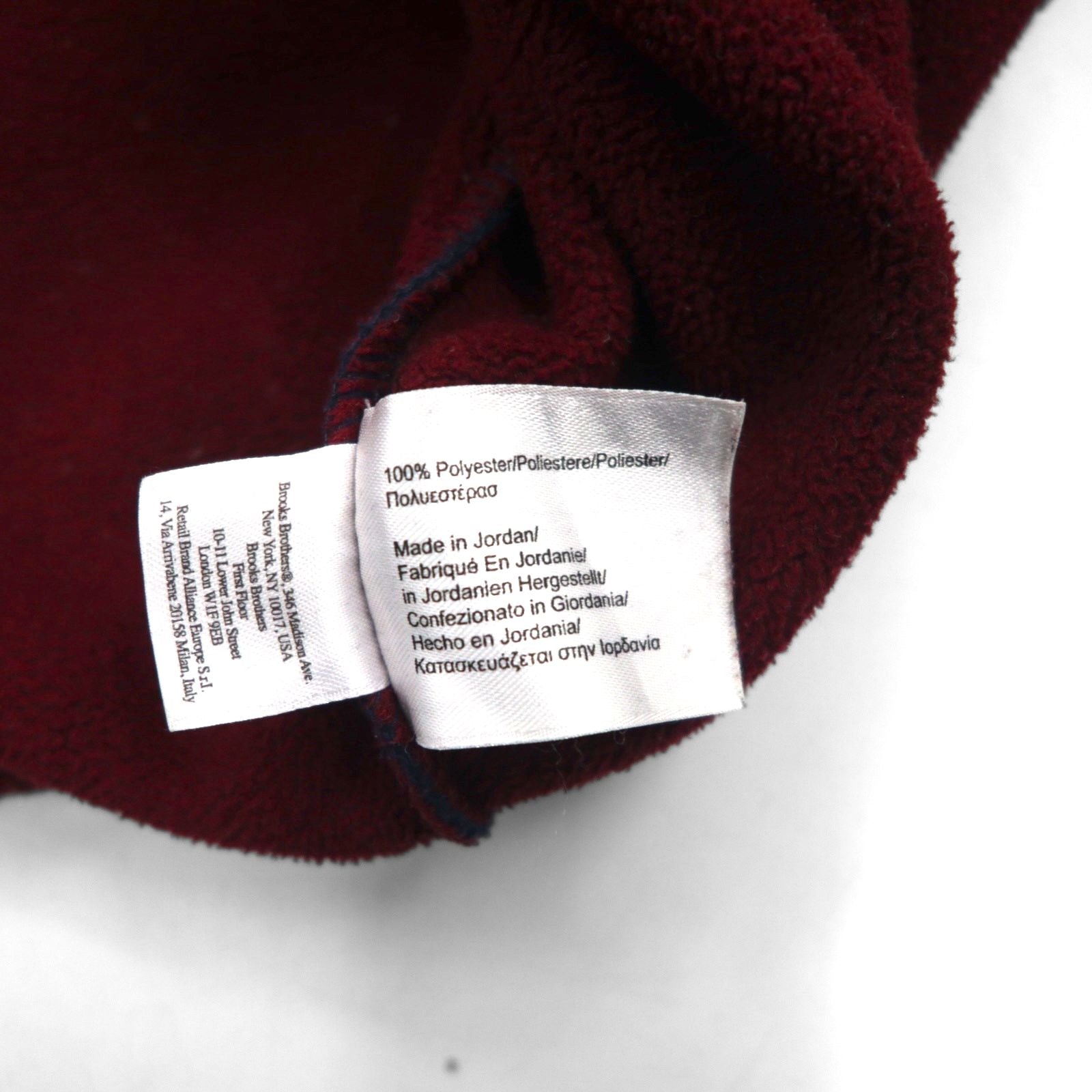 Brooks Brothers ハーフジップ フリースジャケット XL ネイビー ワンポイントロゴ