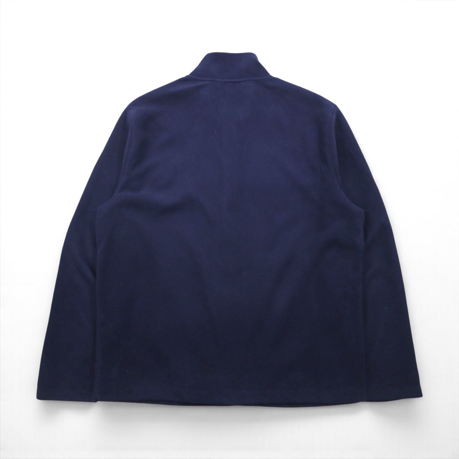 Brooks Brothers ハーフジップ フリースジャケット XL ネイビー ワンポイントロゴ