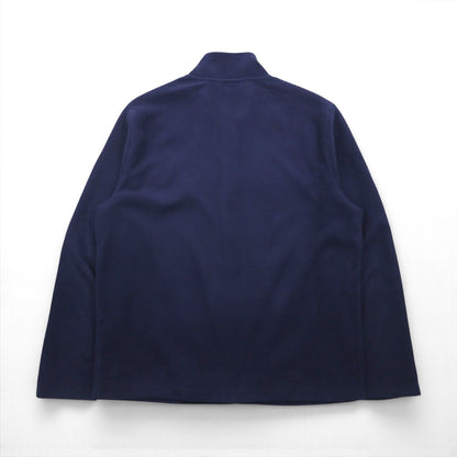 Brooks Brothers ハーフジップ フリースジャケット XL ネイビー ワンポイントロゴ