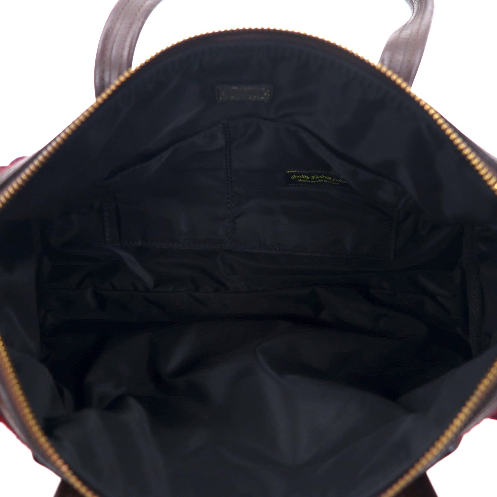 PORTER GIRL × WOOLRICH Cabin Mini Boston Bag Handbag Red Wool Leather Check CABIN BOSTON BAG SMALL Made in Japan