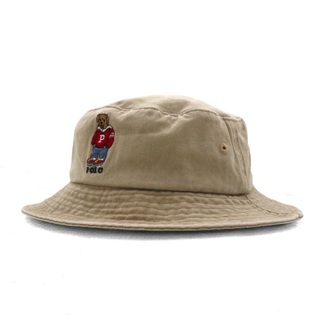 POLO RALPH LAUREN ポロベア バケットハット 59cm ベージュ コットン