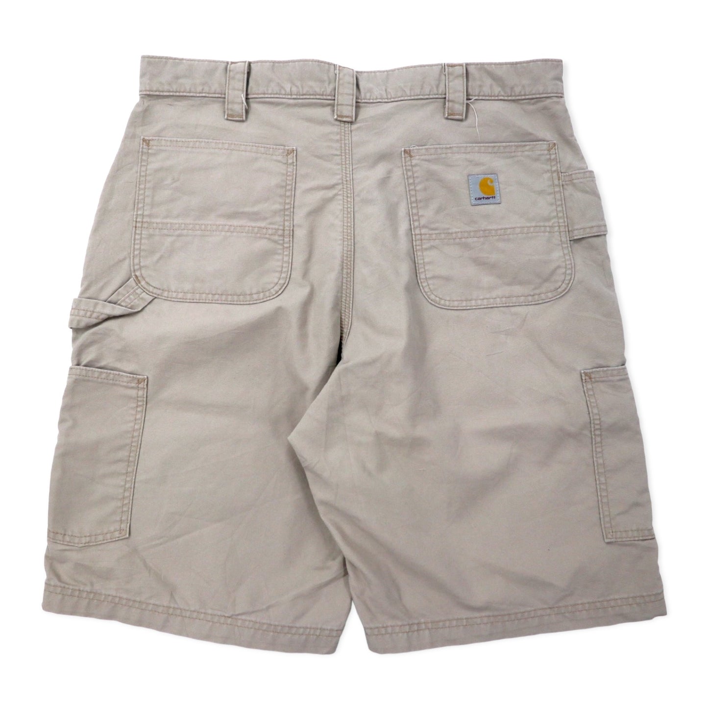 carhartt ルーズフィット ワークショーツ ペインター ハーフパンツ 36 ベージュ コットン B147 TAN メキシコ製