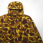 MOUNT'N PRAIRIE 90s Duck Hunter Camo Hunting Jacket, XL, Khaki, Padded, Detachable Hood