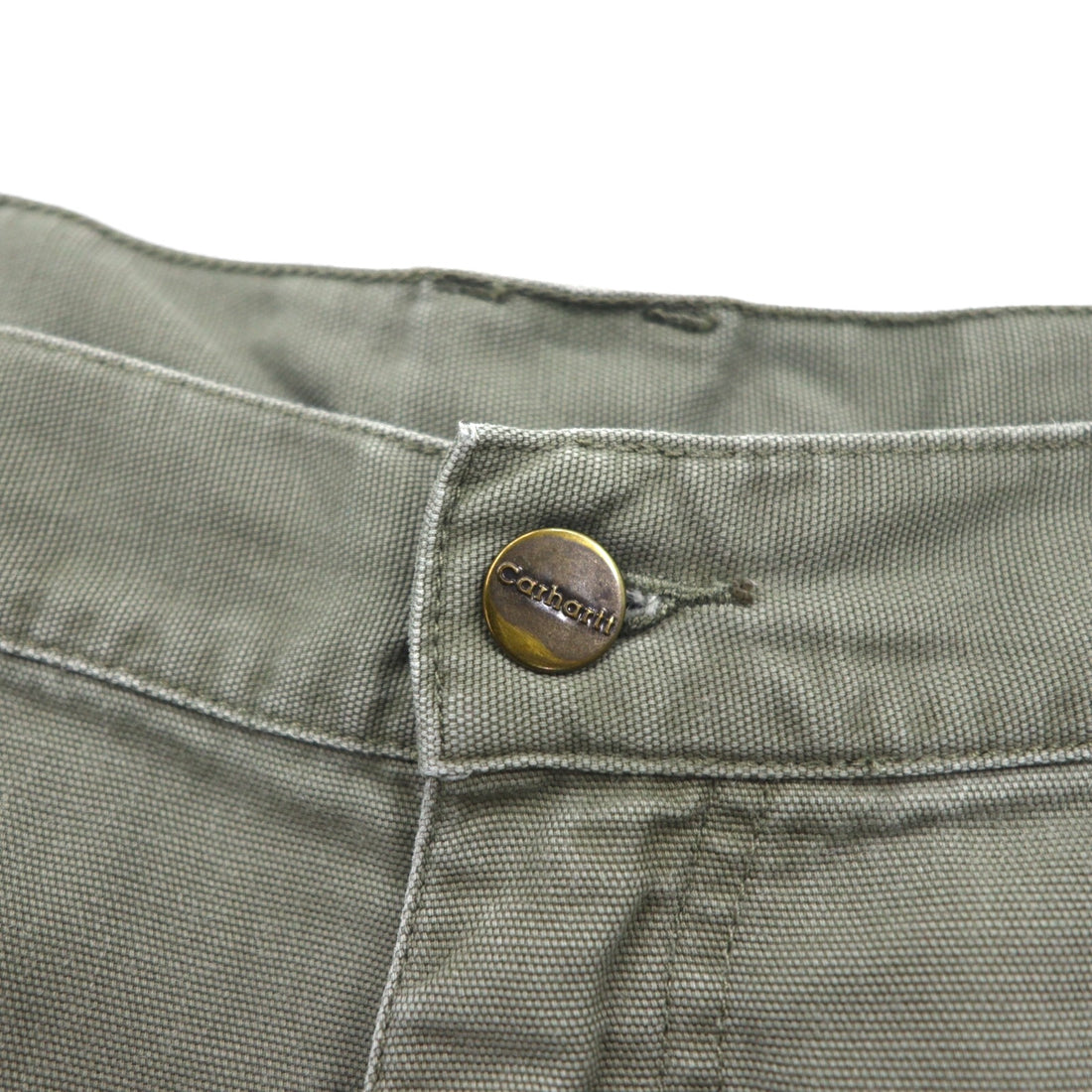 Carhartt 00年代 ダック地 ショート カーゴパンツ ハーフパンツ XL カーキ コットン B164