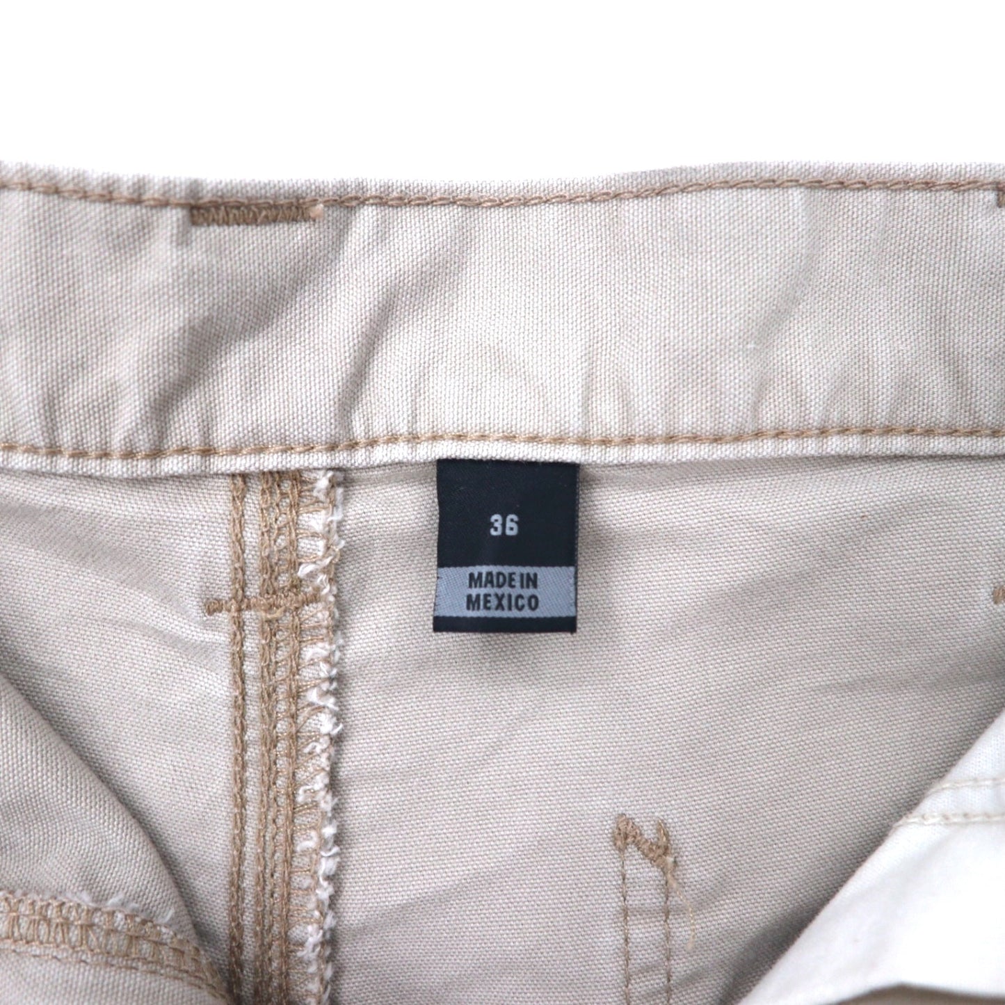 carhartt ルーズフィット ワークショーツ ペインター ハーフパンツ 36 ベージュ コットン B147 TAN メキシコ製