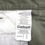 Carhartt 00年代 ダック地 ショート カーゴパンツ ハーフパンツ XL カーキ コットン B164
