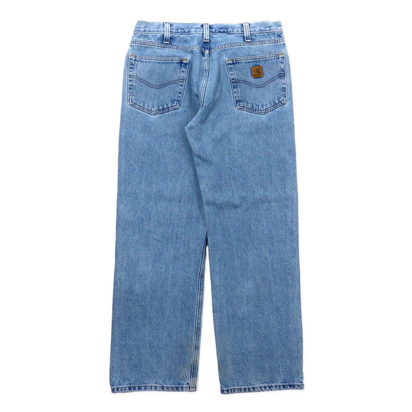 carhartt バギー テーパード デニムパンツ 34 ブルー アイスウォッシュ Relaxed Fit メキシコ製