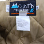 MOUNT'N PRAIRIE 90s Duck Hunter Camo Hunting Jacket, XL, Khaki, Padded, Detachable Hood