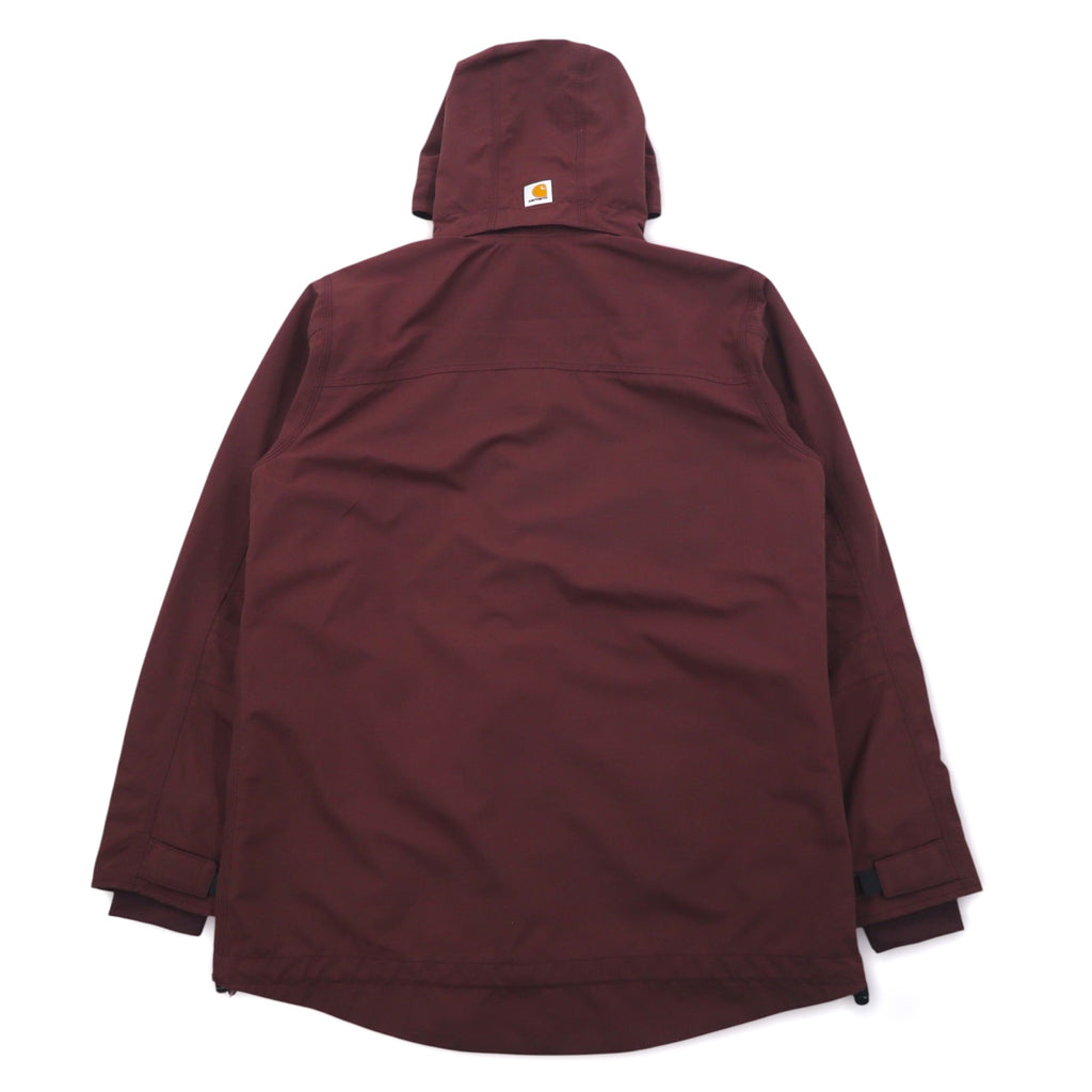 Carhartt ストームディフェンダー STORM DEFENDER JACKET マウンテンパーカー L ボルドー 防水 RELAXED FIT HEAVYWEIGHT 102382