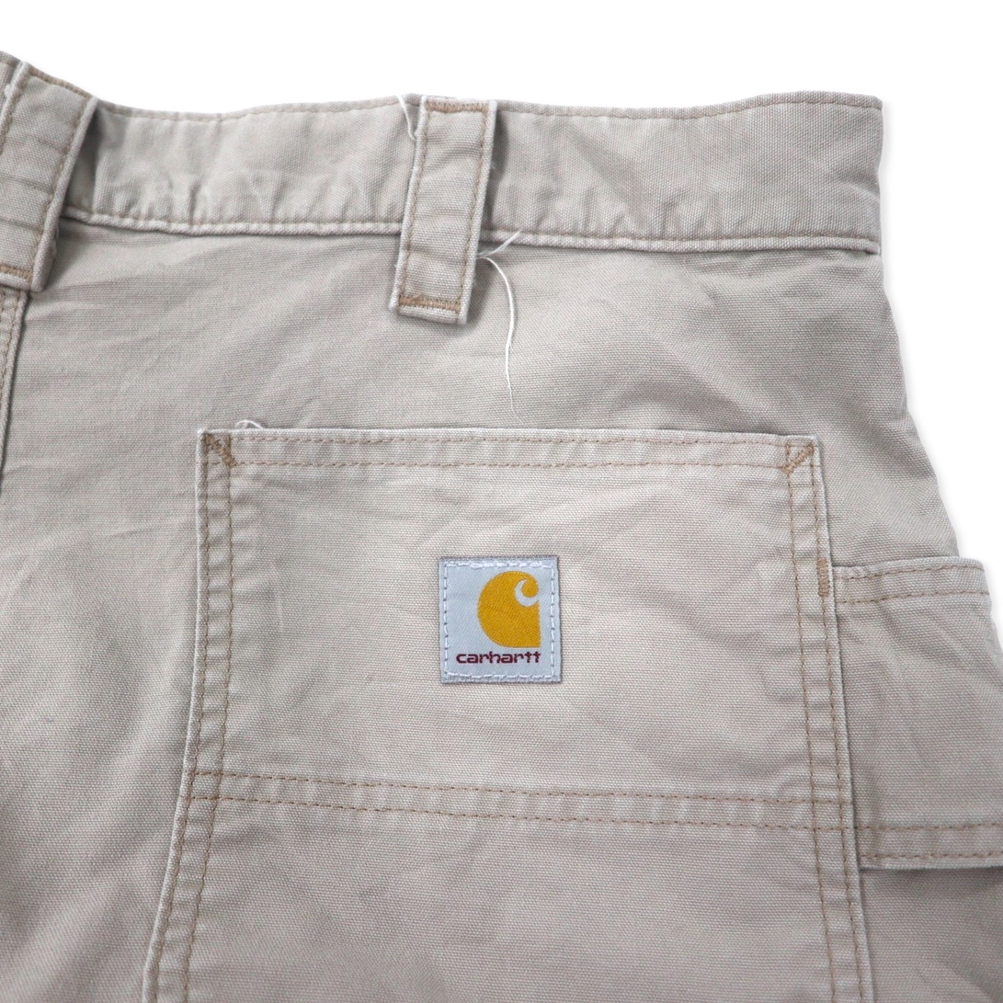 carhartt ルーズフィット ワークショーツ ペインター ハーフパンツ 36 ベージュ コットン B147 TAN メキシコ製