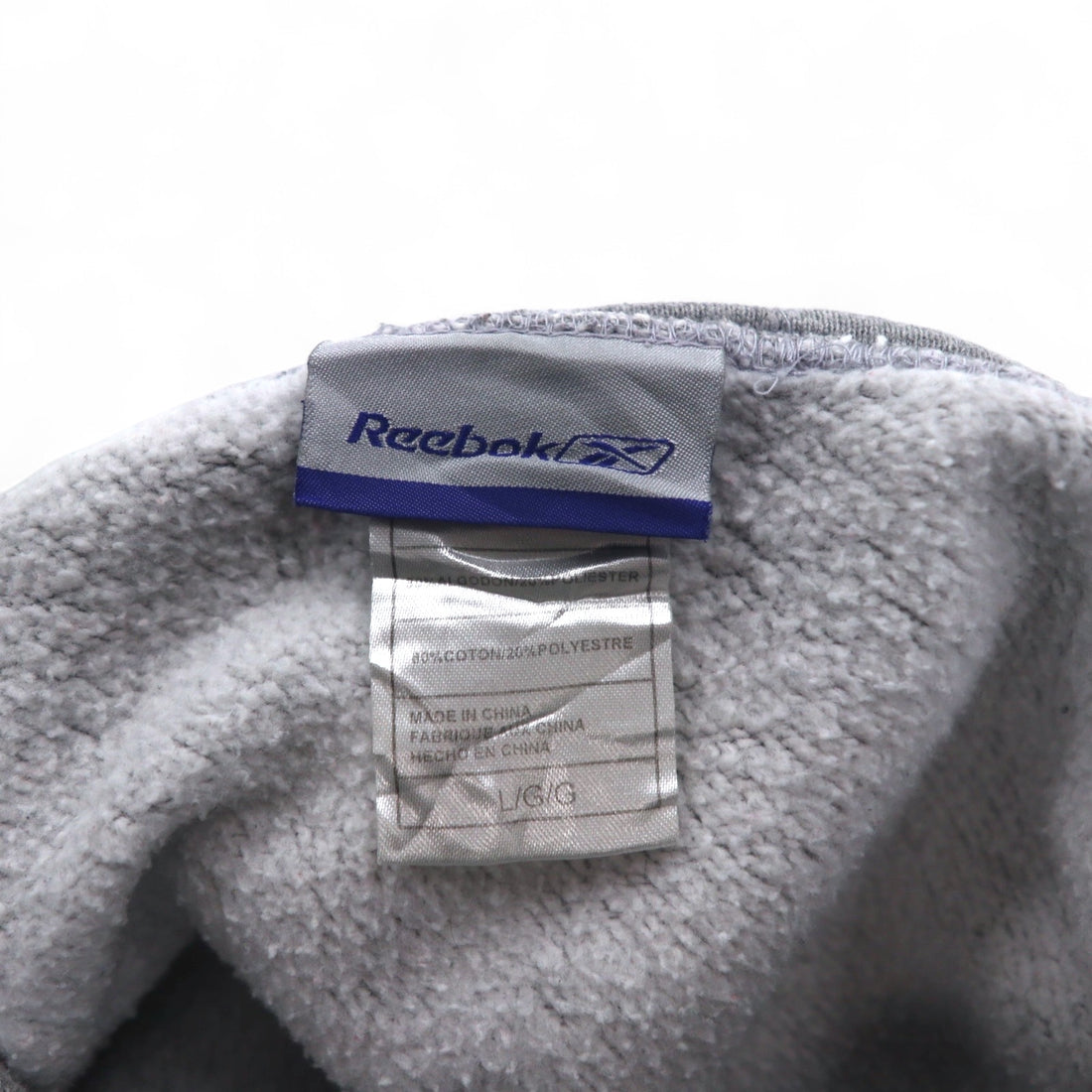 Reebok プルオーバー パーカー L グレー コットン NFL CHICAGO BEARS