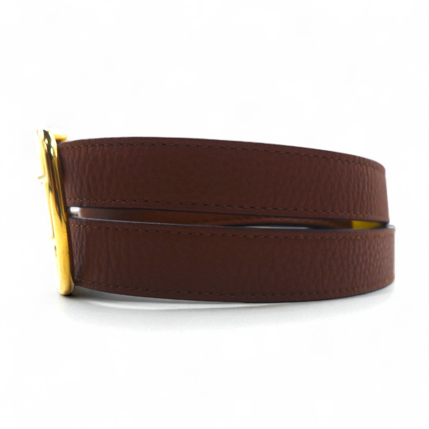 BURBERRY Lynton Reversible Double Strap Leather Belt, Size 34/85, Grained Leather, Double Strap, ITPARPEL9BOL, Current Model, Made in Italy