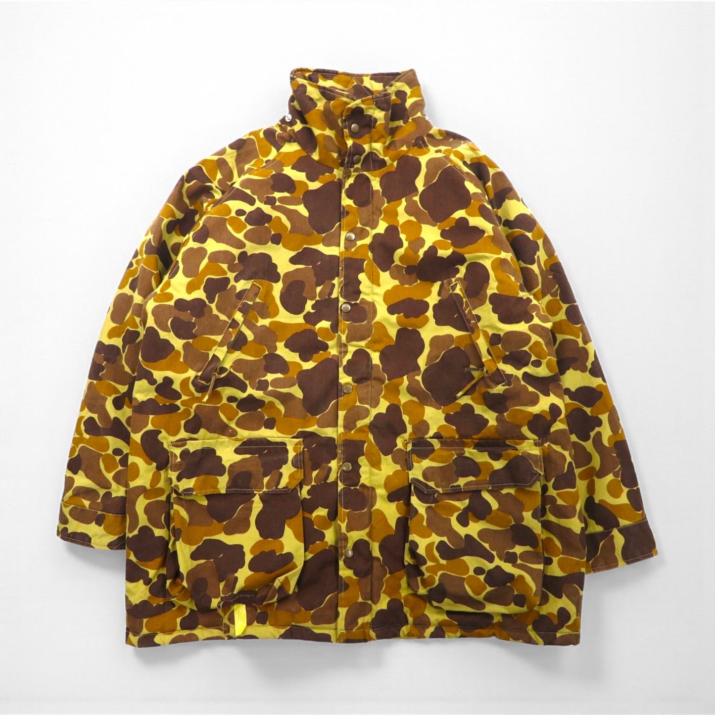 MOUNT'N PRAIRIE 90s Duck Hunter Camo Hunting Jacket, XL, Khaki, Padded, Detachable Hood