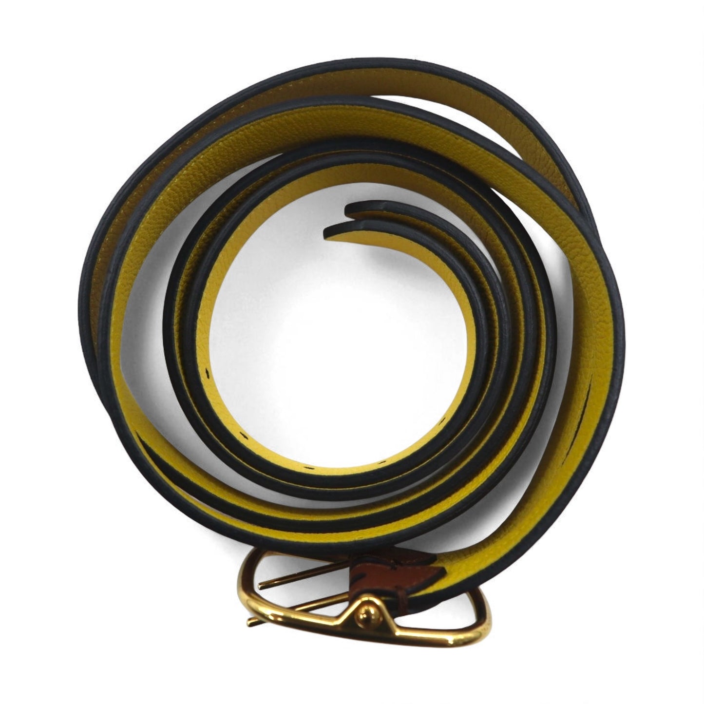 BURBERRY Lynton Reversible Double Strap Leather Belt, Size 34/85, Grained Leather, Double Strap, ITPARPEL9BOL, Current Model, Made in Italy