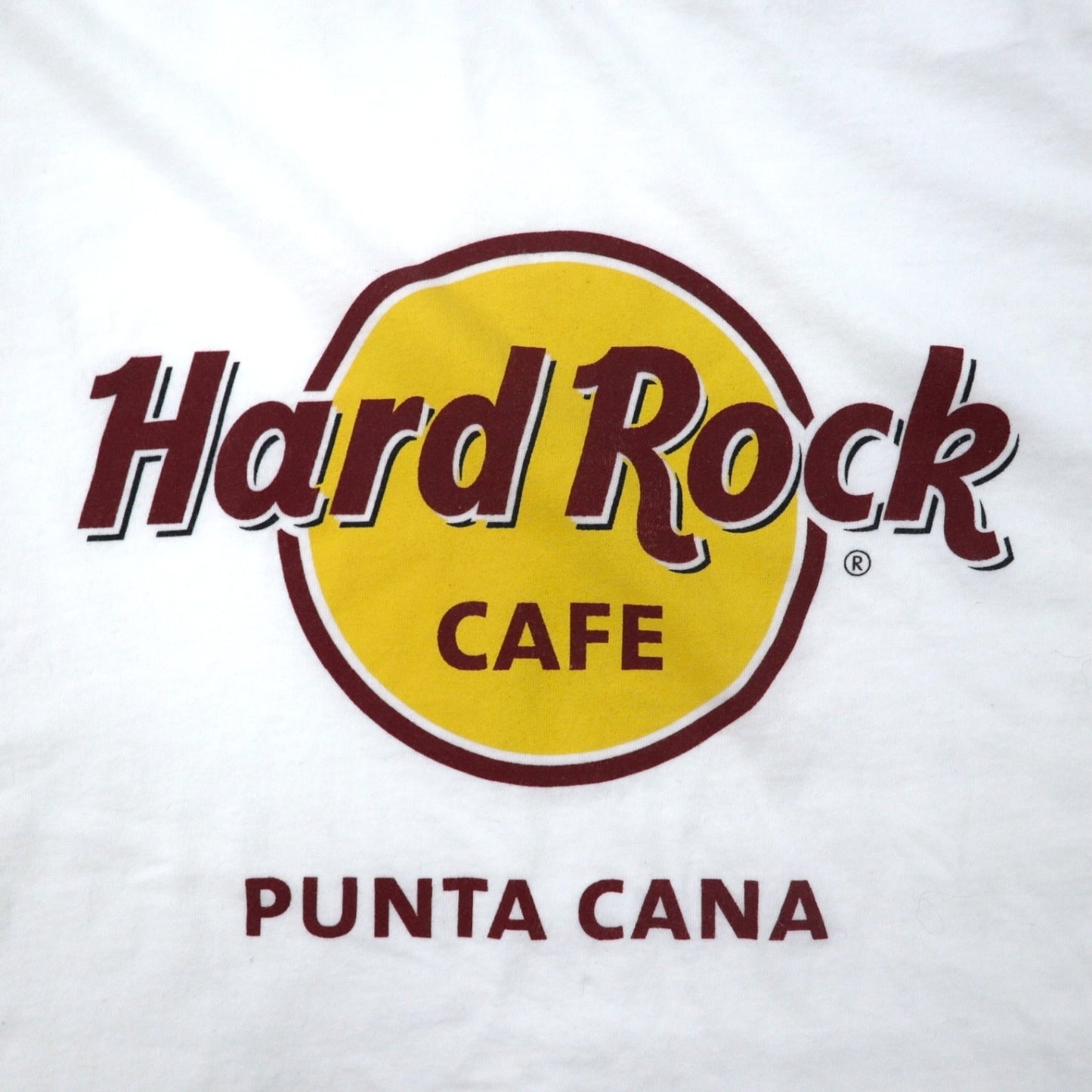 Hard Rock CAFE ロゴプリント Tシャツ XXXL ホワイト コットン PUNTA CANA ビッグサイズ メキシコ製