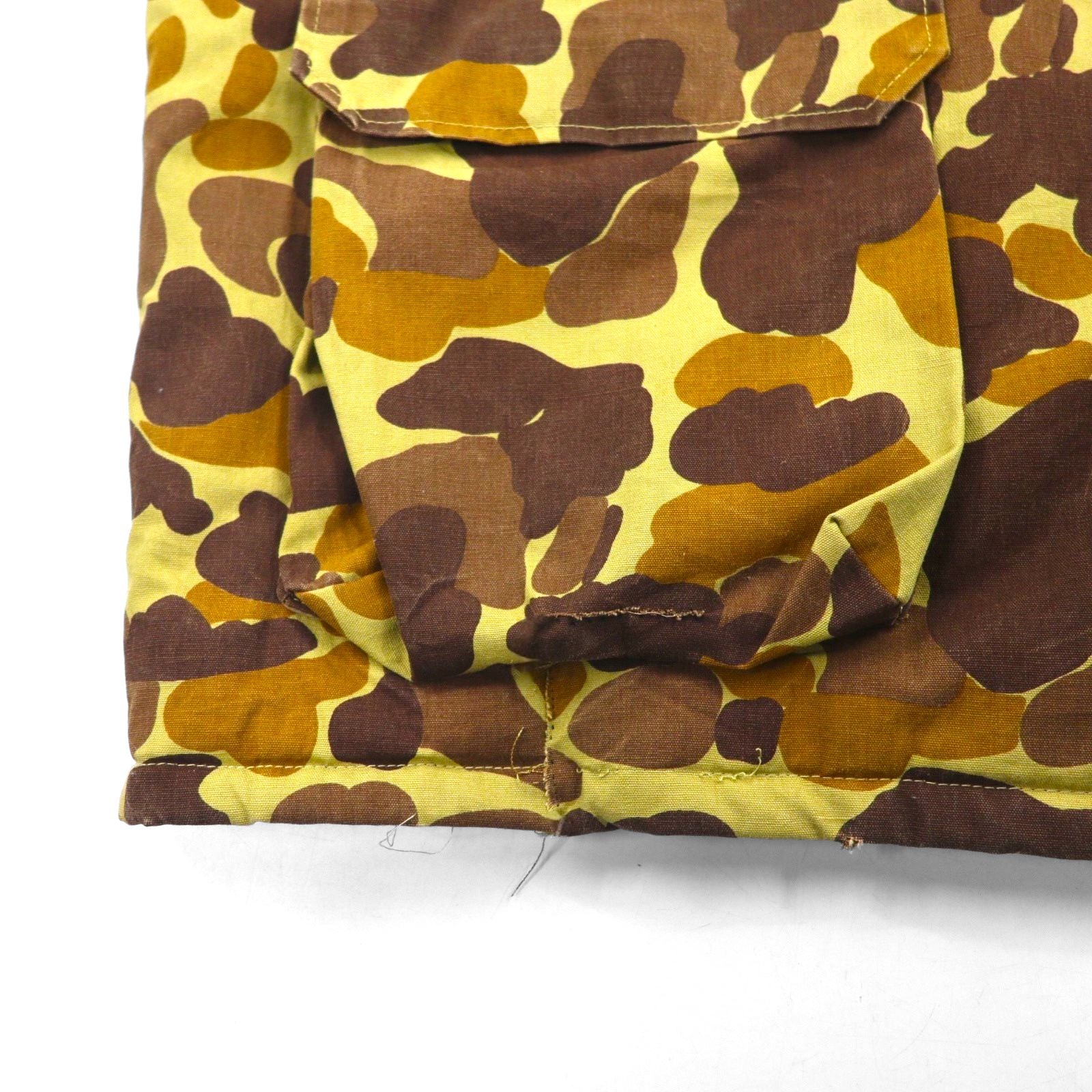 MOUNT'N PRAIRIE 90s Duck Hunter Camo Hunting Jacket, XL, Khaki, Padded, Detachable Hood