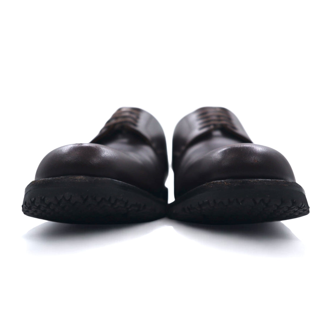 REGAL Plain Toe Dress Shoes 25.5cm Brown Leather Suitable for Snowy Roads Y183 Made in Japan