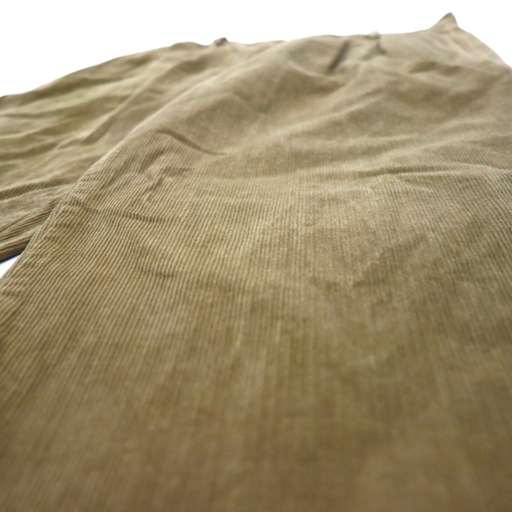 DOCKERS ( Levi's ) 00年代 2タック ワイド コーデュロイ チノパンツ M ベージュ ダブルカフス