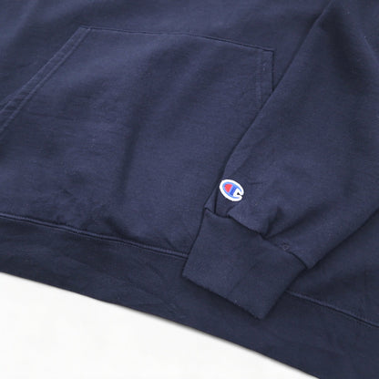 Champion プルオーバー パーカー 3XL ネイビー ビッグサイズ GRAND RAPIDS RAIDERS エルサルバドル製