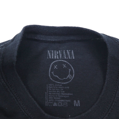 NIRVANA Rock Band T-Shirt, Size M, Black, Cotton