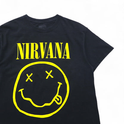 NIRVANA Rock Band T-Shirt, Size M, Black, Cotton