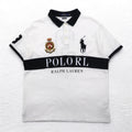 POLO RALPH LAUREN Big Pony Embroidered Polo Shirt XL White POLO TEAM Numbering