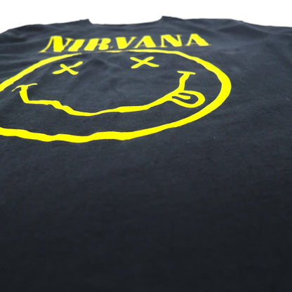 NIRVANA Rock Band T-Shirt, Size M, Black, Cotton