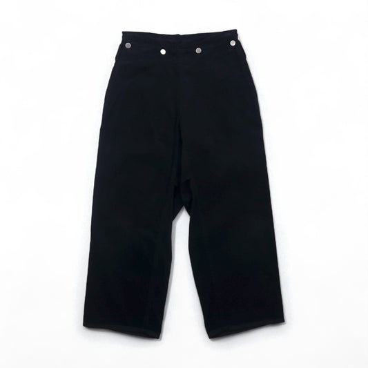 TUKI コーデュロイパンツ TYPE3 Corduroy ワイド マリンパンツ M ブラック 0032C black 日本製