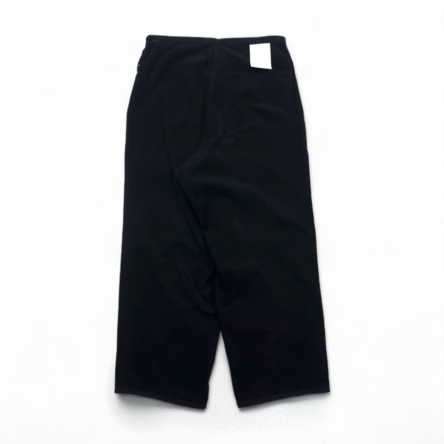 TUKI Corduroy Pants, Type 3, Wide Leg Marine Pants, Size M, Black, 0032C, Made in Japan
