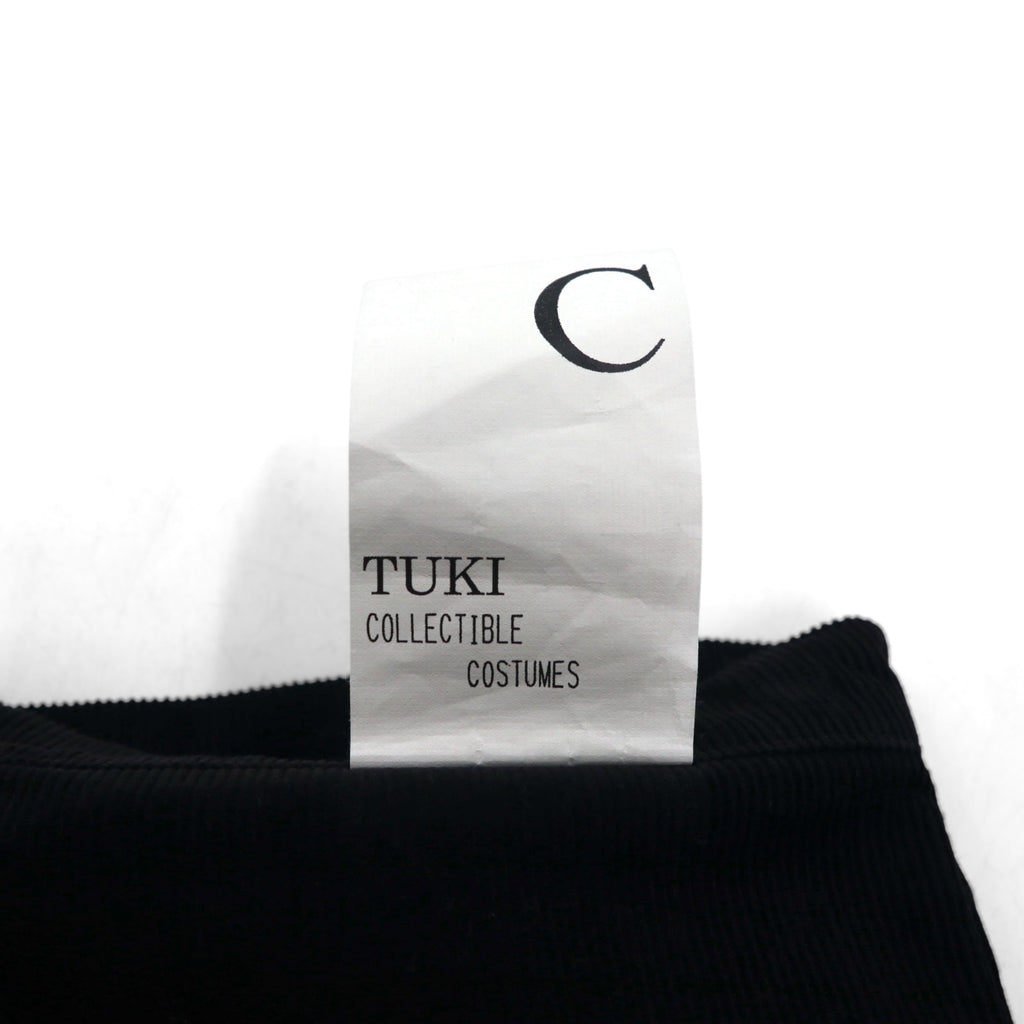 TUKI コーデュロイパンツ TYPE3 Corduroy ワイド マリンパンツ M ブラック 0032C black 日本製