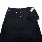 TUKI コーデュロイパンツ TYPE3 Corduroy ワイド マリンパンツ M ブラック 0032C black 日本製