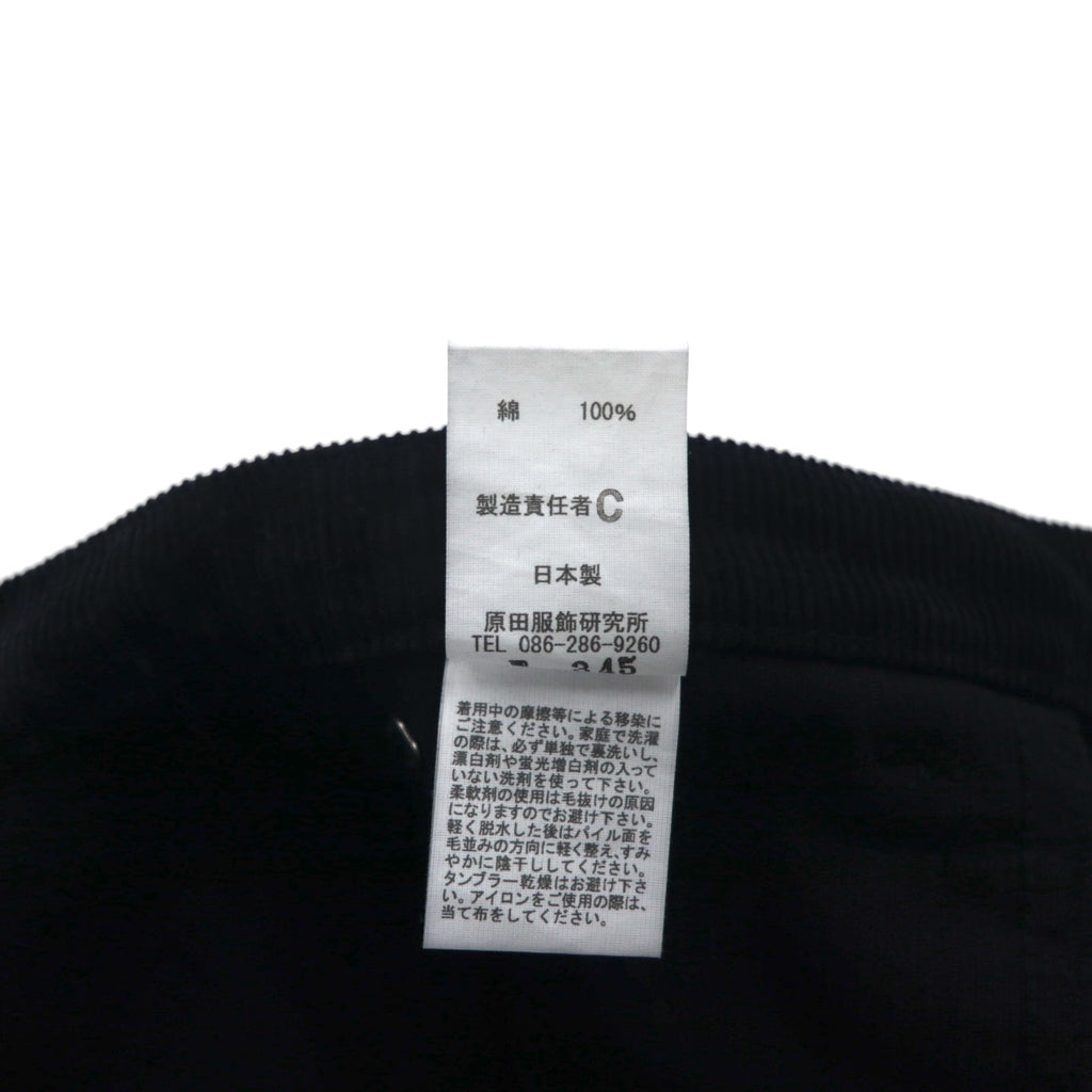 TUKI コーデュロイパンツ TYPE3 Corduroy ワイド マリンパンツ M ブラック 0032C black 日本製